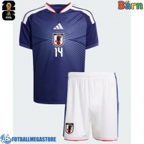 Fotballdrakt Barn Japan Junya Ito #14 Hjemmedraktsett VM 2026 Kortermet (+ Korte bukser)